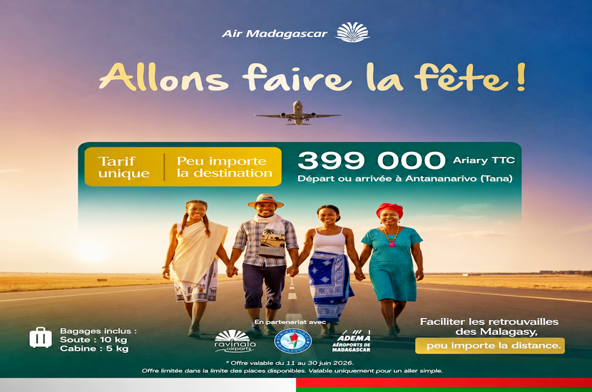 Vols domestiques à 399 000 Ariary : Madagascar Airlines rel…