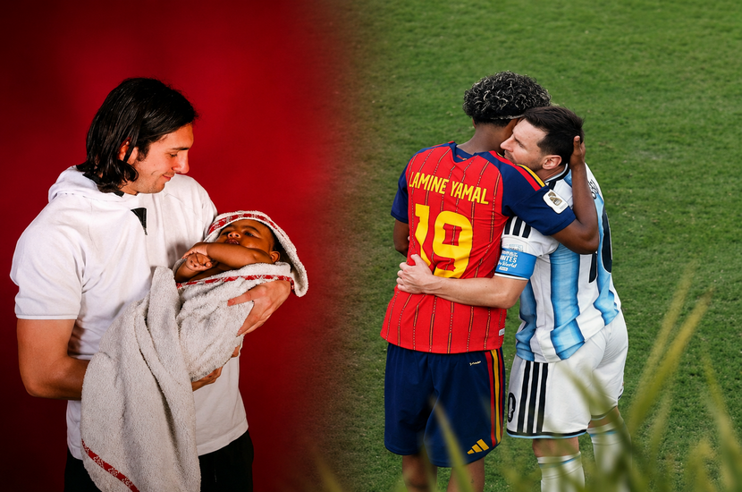 En 2007, Messi le portait dans ses bras… En 2026, Yamal lui tend la main
