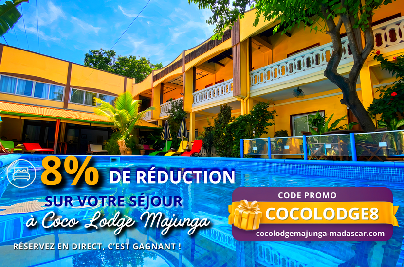 8% de réduction sur votre séjour au Coco Lodge Majunga | Hô…