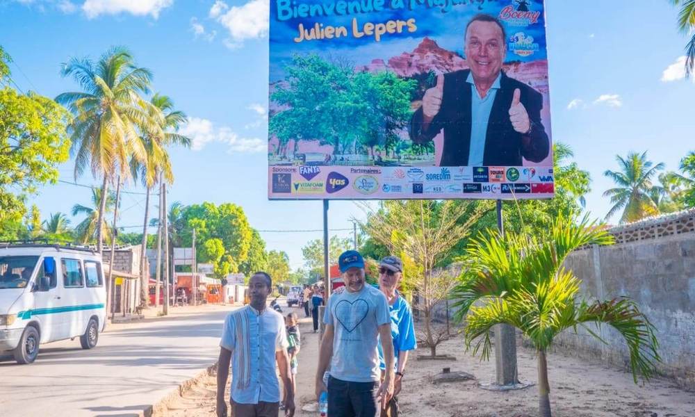 Il y a un mois déjà, Julien Lepers marquait Majunga