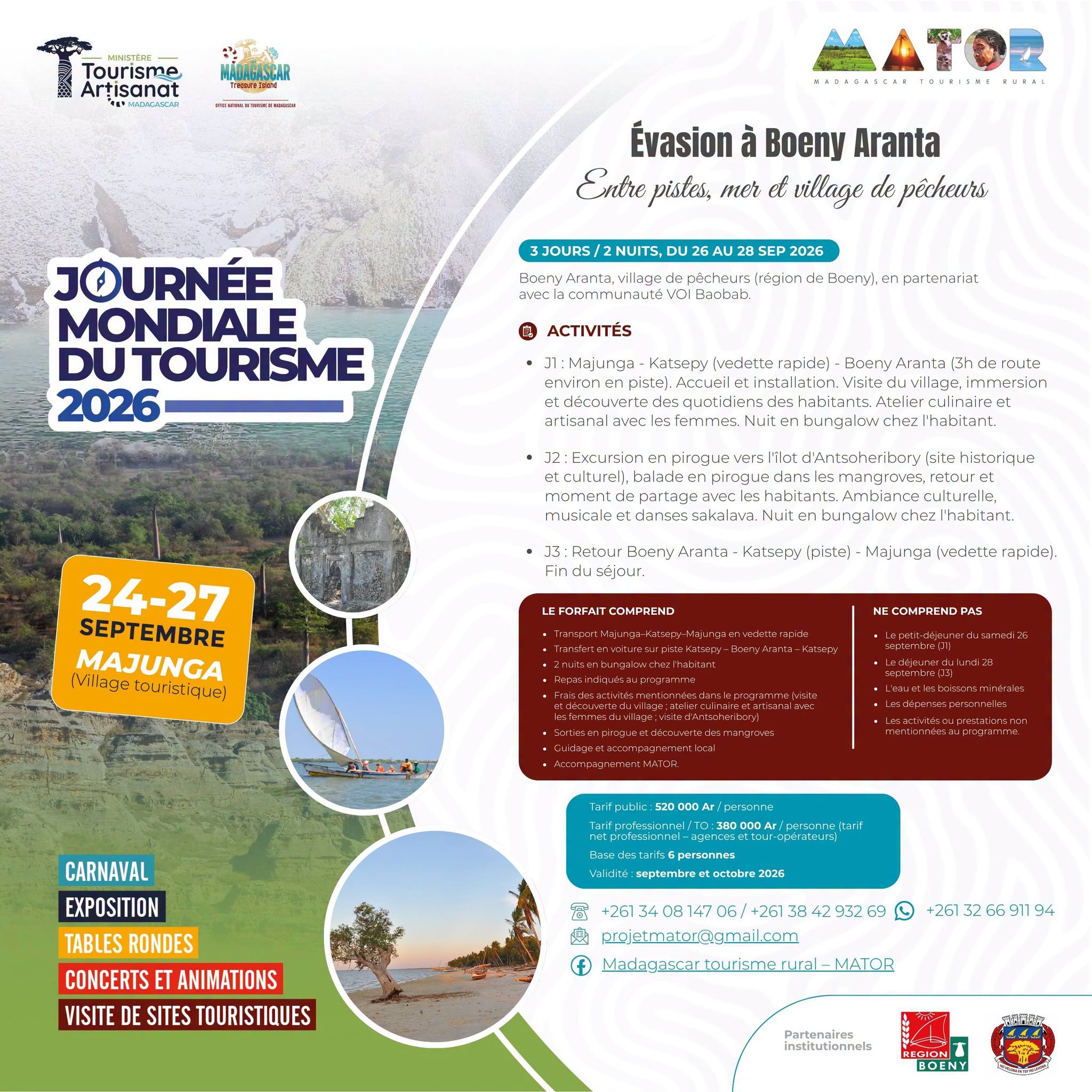 Majunga en fête 2026 : Voici ce qui vous attend pour la Journée Mondiale du Tourisme !…