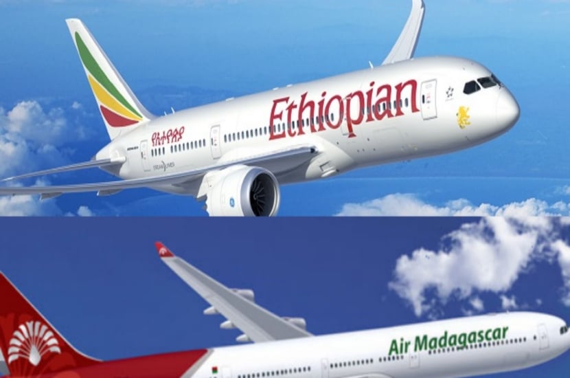 马达加斯加航空与埃塞俄比亚航空之间的合作伙伴关系 ?