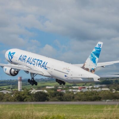 Aide de sauvetage à Air Austral