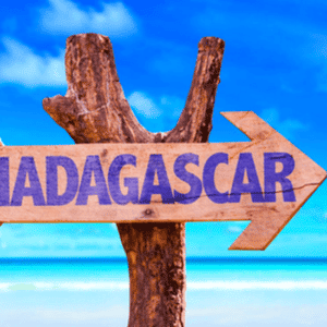 " Safe Travels Stamp " pour Madagascar