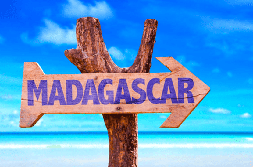 " Safe Travels Stamp " pour Madagascar