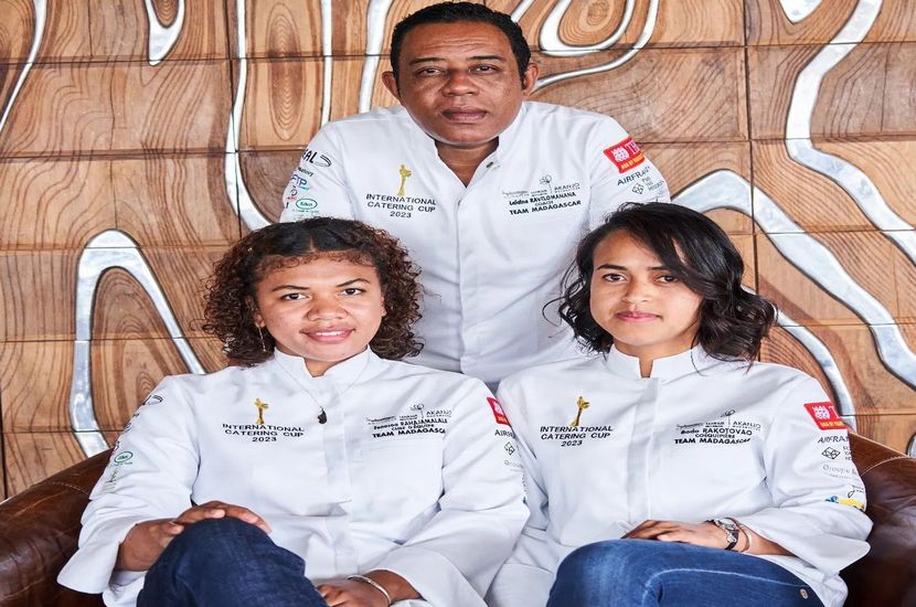 A big BRAVO to his 3 chefs Malagasy